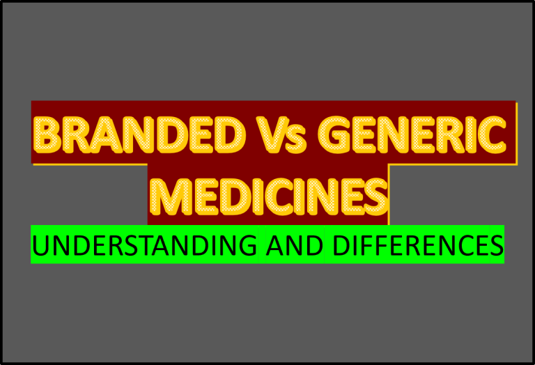 Branded Vs Generic Medicines : Part 1 - PharmaJia