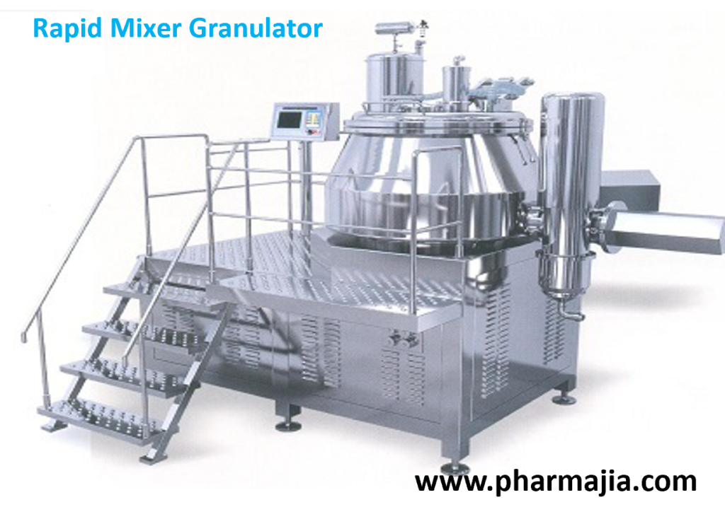 Rapid Mixer Granulator operation and Working Principle PharmaJia