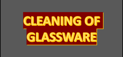 CLEANING OF GLASSWARE