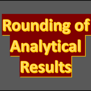 Rounding of analytical results