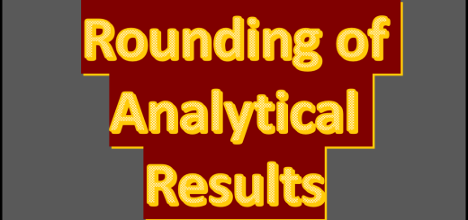 Rounding of analytical results