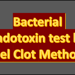 Bacterial endotoxin test by gel clot method