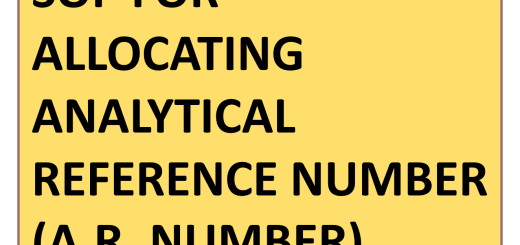 Analytical Reference Number