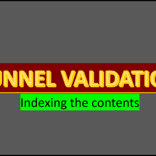 TUNNEL VALIDATION