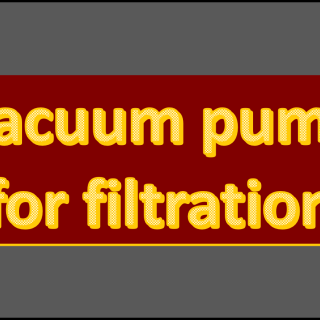 Vacuum pump for filtration