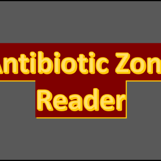Antibiotic zone reader